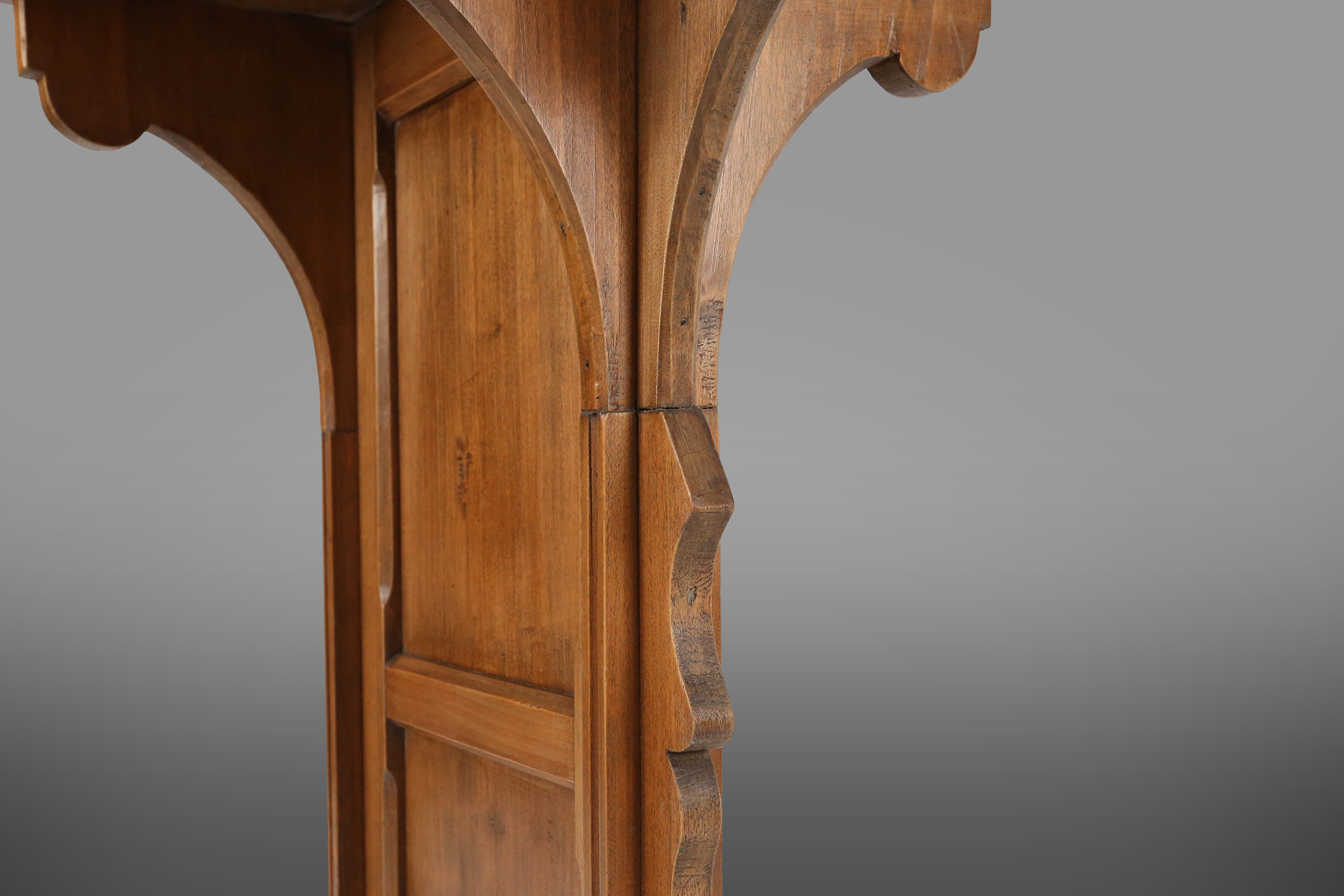 French Wooden Church Console, 1900sthumbnail